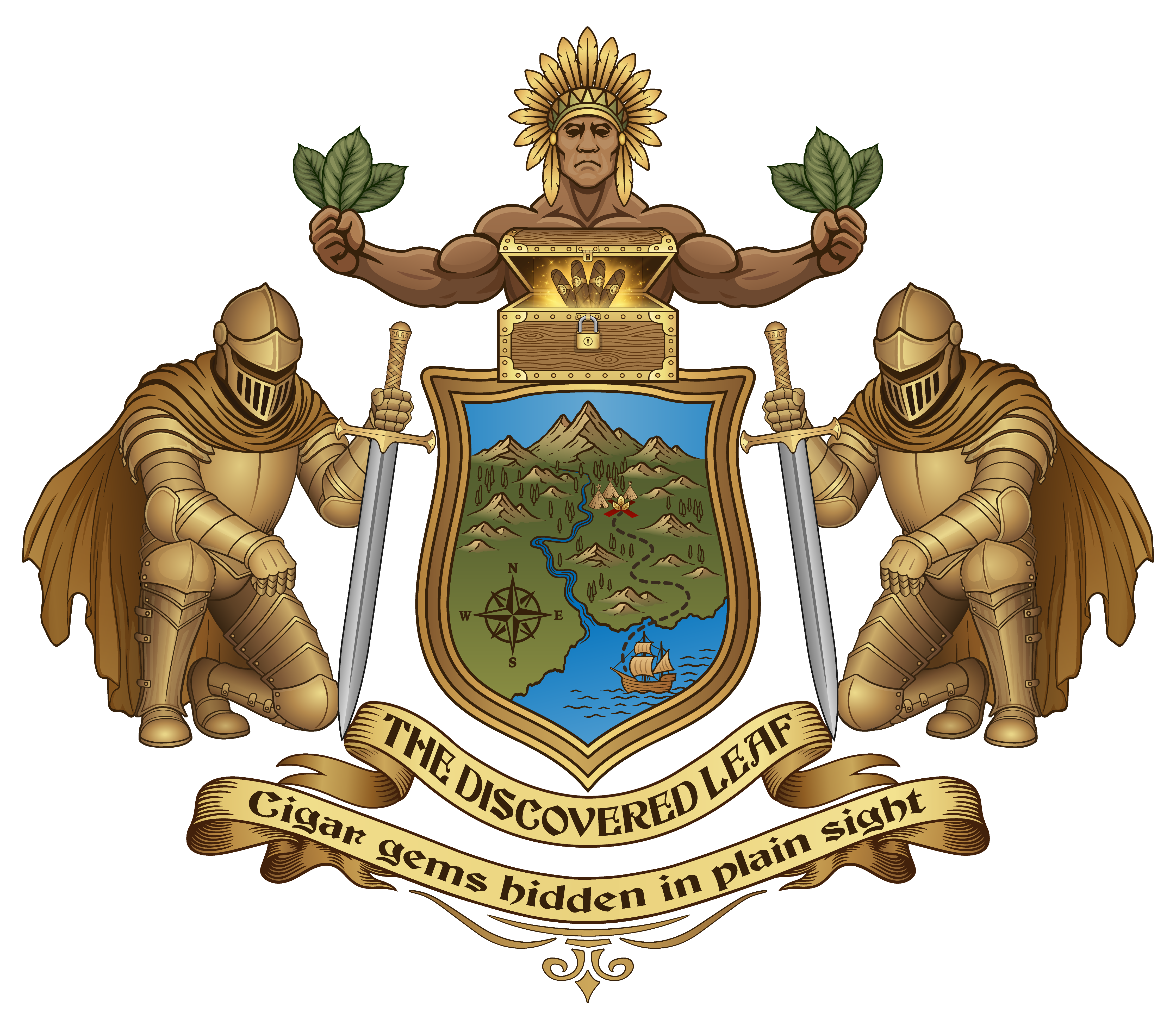 The Discovered Leaf Logo